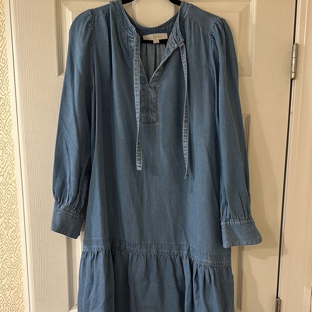 Blue Denim Dress